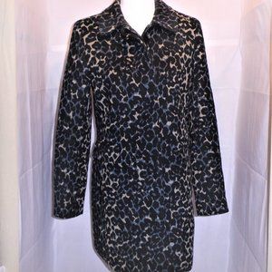 Gorgeous Trendy Faux Animal Hair Wool Coat